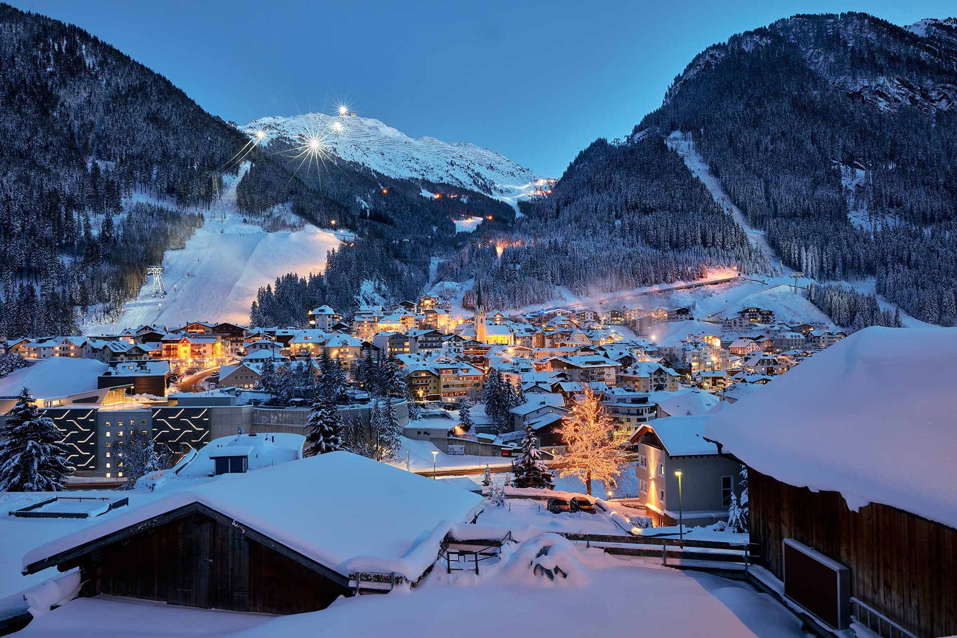 Ischgl bei Nacht